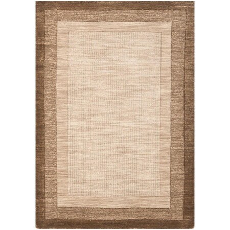 Safavieh Impressions Hand Loomed Accent RugBeige & Brown 3 x 5 ft. IM821C-3